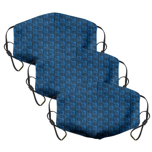 

three-piece adjustable united airlines blue muth dust cycling mask, Silver