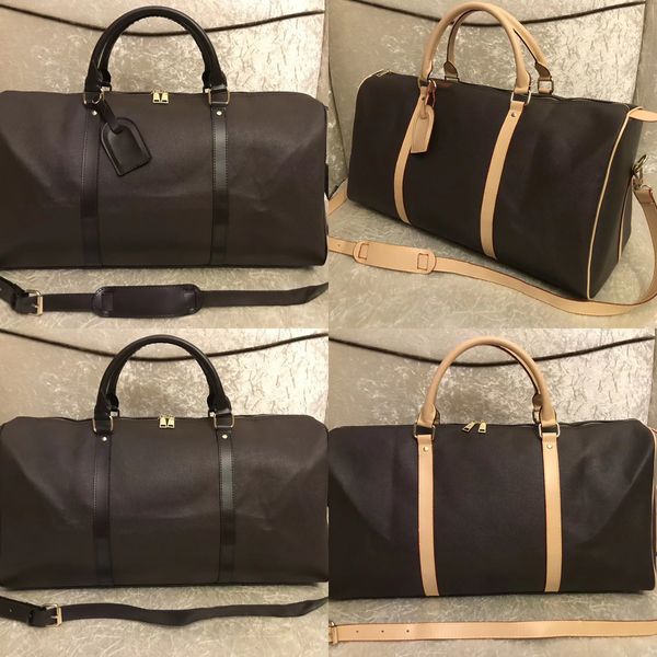 

duffle bag travel hand luggage pu leather handbags large cross body 55cm backpack suitcase