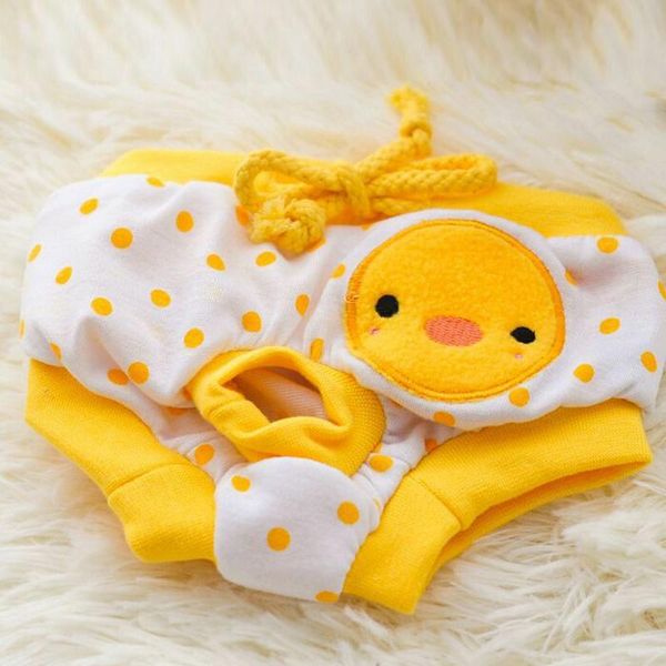 

dog apparel 1pc physiological pants cute strawberry print diaper sanitary shorts panties for small medium dogs underwear