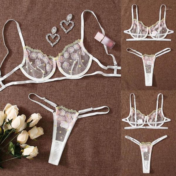 

women's panties women lace lingerie temptation low-waist embroidery thong transparent hollow out underwear female g string, Black;pink