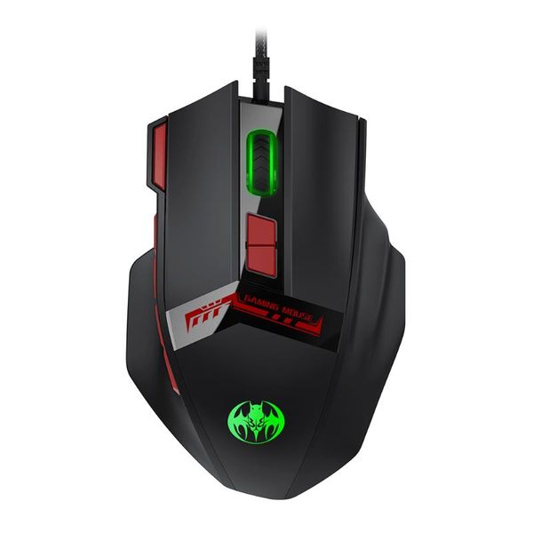 

mice bloodbat gm28b wired mouse 10 buttons ergonomics adjustable 3200dpi usb optical for pc lapdeskgamer rgb gaming