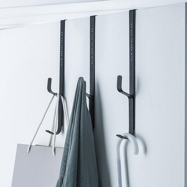 

3pcs door hanging towel coat hanger bag keys cloth holder rack storage bedroom hook clothes hooks & rails