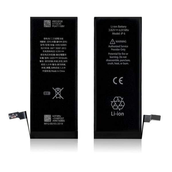 

original replacement battery for apple iphone 6 1810 mah