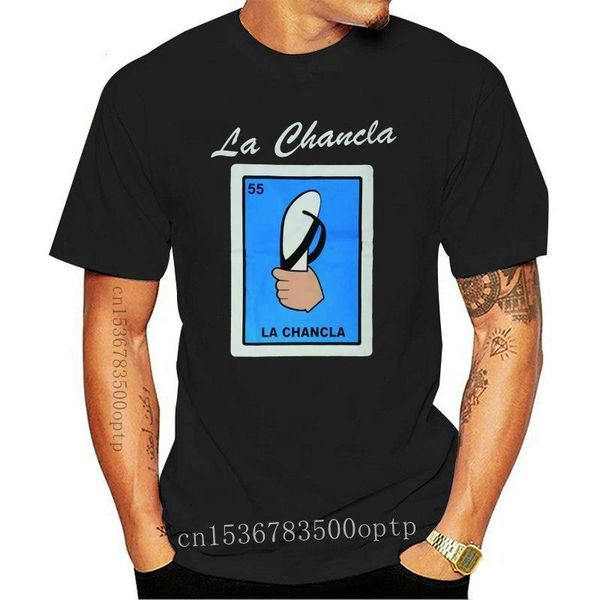 

men's t-shirts adults mexican loteria la chancla black t-shirt funny s-2xl tee custom graphic tees shirt, White;black