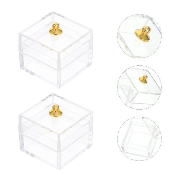 

10pcs storage box candy display mini plastic (transparent) frames