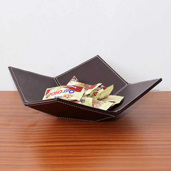 

kitchen storage & organization creative leather table organizer hallway trays for keys/coins modern style snacks/candies plates home/shop de