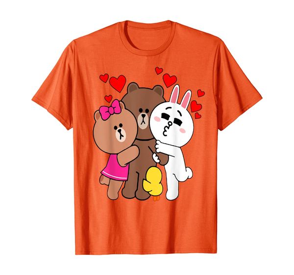

Cute brown bear cony bunny rabbit love is in the air family T-Shirt, Mainly pictures