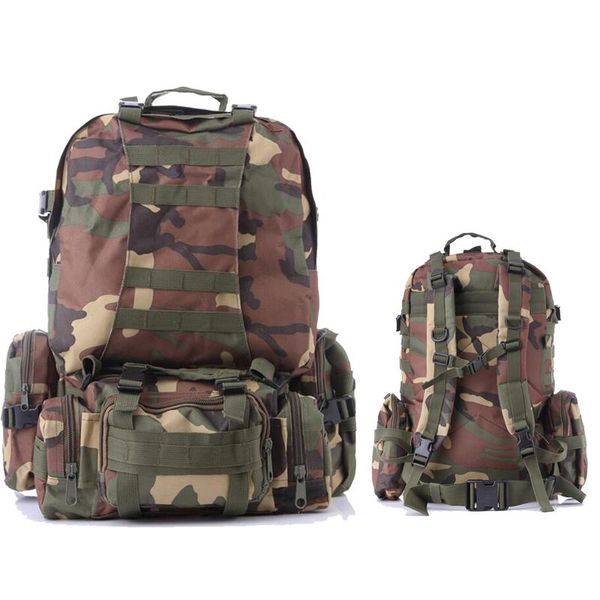 

outdoor bags tactical 3d combination shoulder bag military camouflage backpack large capacity hiking backpacks travel