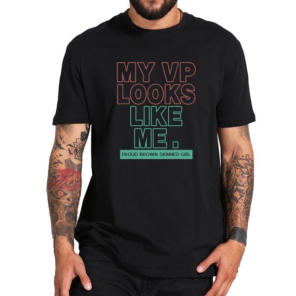 

ccccsportMy VP Looks Like Me T Shirt 100% Cotton Comfortable High Quality Premium Tee Tops Soft Camisetas, White