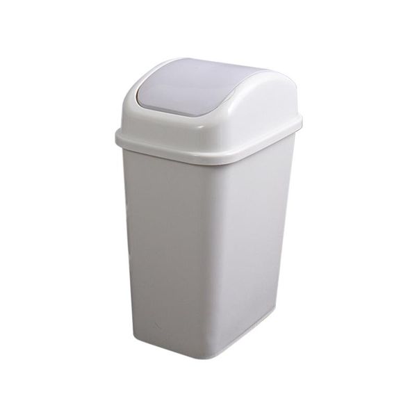

waste bins bedroom bathroom trash can modern daily garbage home office durable large capacity with swing lid lightweight pp storage bucket