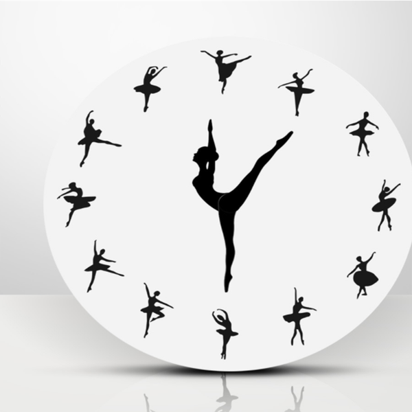 

wall clocks yoga postures decorative clock sport gym fitness home art decor watches handmade unique design gift for wife girl