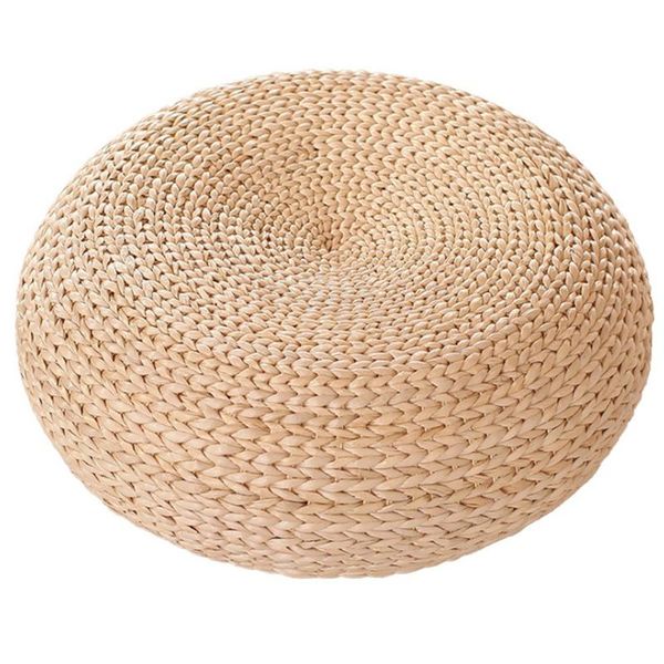 

cushion/decorative pillow natural straw round tatami cushion chair floor yoga meditation doormat home improvement supply