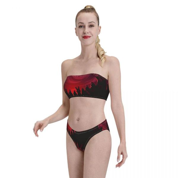 

women's swimwear women 2021 exotic bikinis japan anime akatsuki swimsuit one piece shippuden bathing suit for, White;black