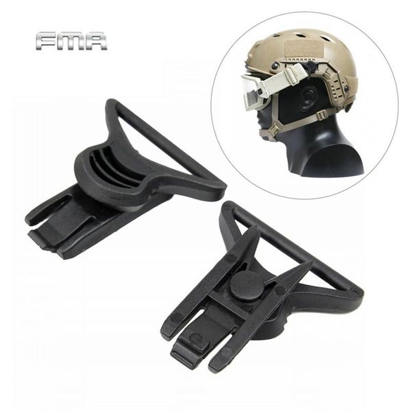 

cycling helmets fma fast helmet goggle swivel clips set for side rails wargame paintball tactical combat mount accessory