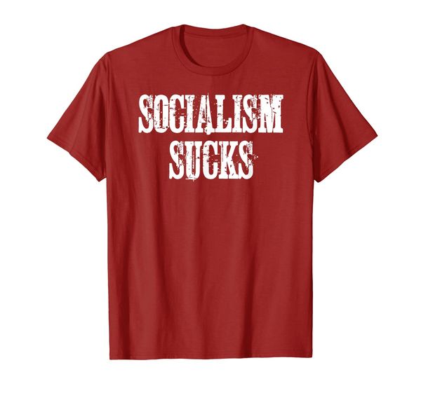 

Socialism Sucks Statement T-Shirt, Mainly pictures