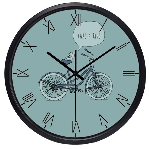 

wall clocks european take a ride retro style bedroom clock