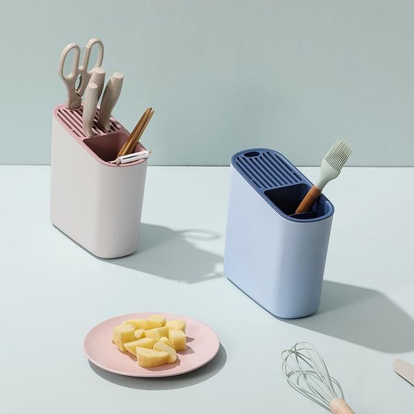 

kitchen storage & organization multi grids chopsticks fork spoon box knife holder drain cage household tube