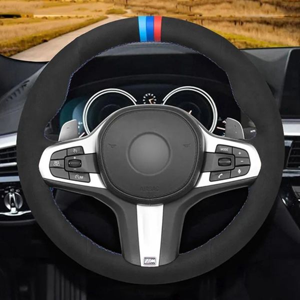 

steering wheel covers car cover suede leather for m sport g30 g31 g32 g20 g21 g11 g12 g14 g15 g16 x3 g01 x4 g02 x5 g05 x7 g07