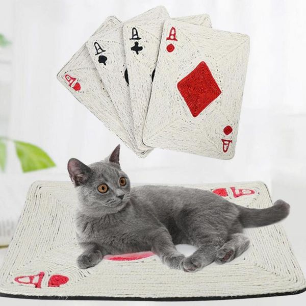 

cat beds & furniture large grinding pad scratch poker design sisal pet multifunctional cushion for accessories