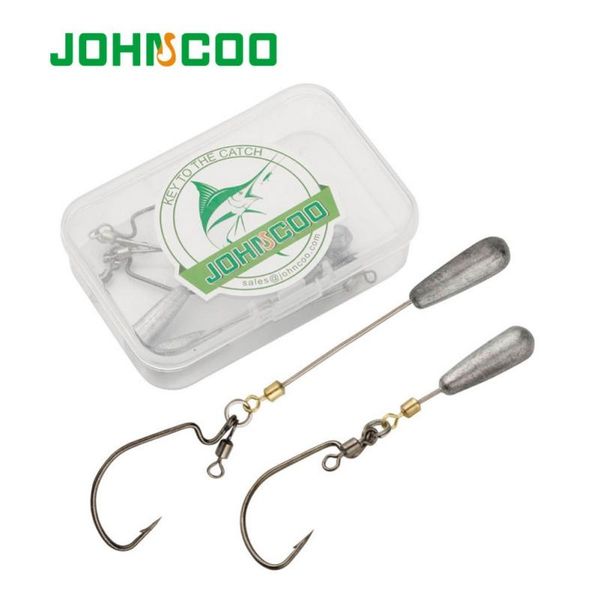 

pcs 3g fishing hook lure hooks weighted drop s trackle fish accessories