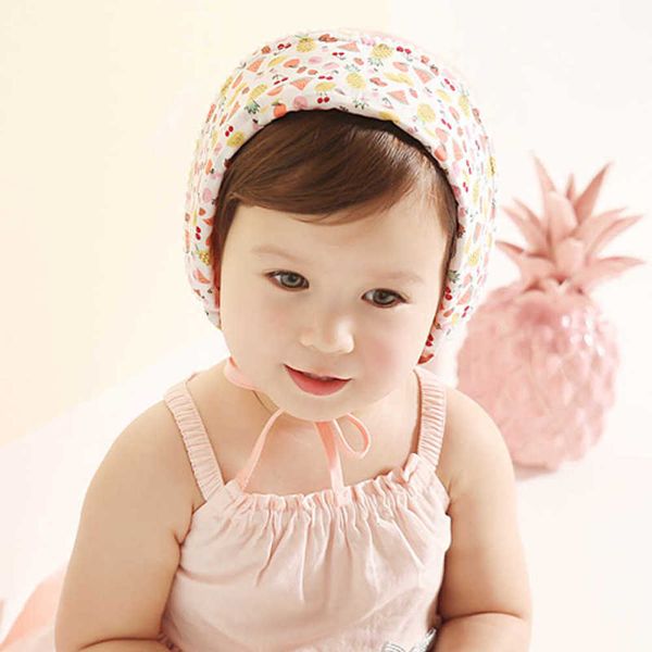 

2021 fashion baby hat palace fruit basin cotton pullover summer sunshade, Yellow