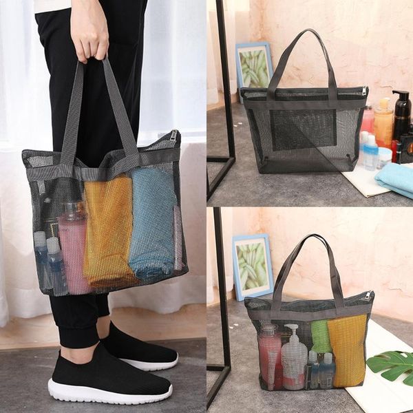 

storage bags mesh shower caddy tote bag hanging portable toiletry for college dorm bath