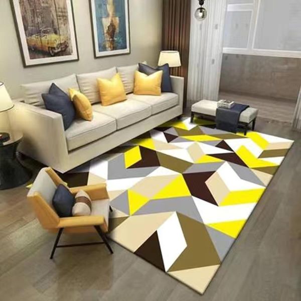 

carpets modern art office japanese cover waterproof for living room black and white fabric patterned colourful home decor rugs