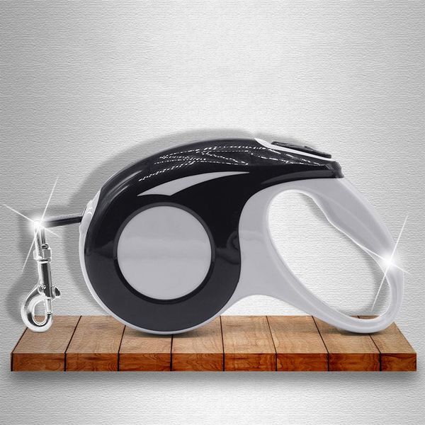 

dog collars & leashes aapet 1pc automatic retractable pet towing rope puppy traction cat pulling leash training collar lead 3/5meter