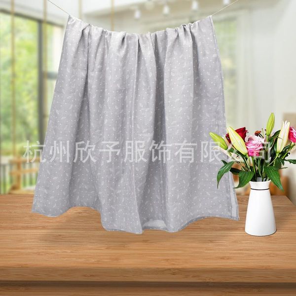

blankets & swaddling born 2 layers 105x120cm 100% cotton baby swaddle cartoon soft bath gauze infant wrap sleepsack stroller cover
