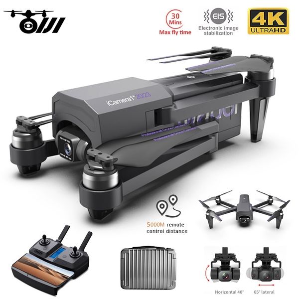 

2022 new icamera1 gps drone 4k hd camera gps 5g wifi anti-shake 2-axis gimabal dron brushless motor 5km rc quadcopter toy gifts