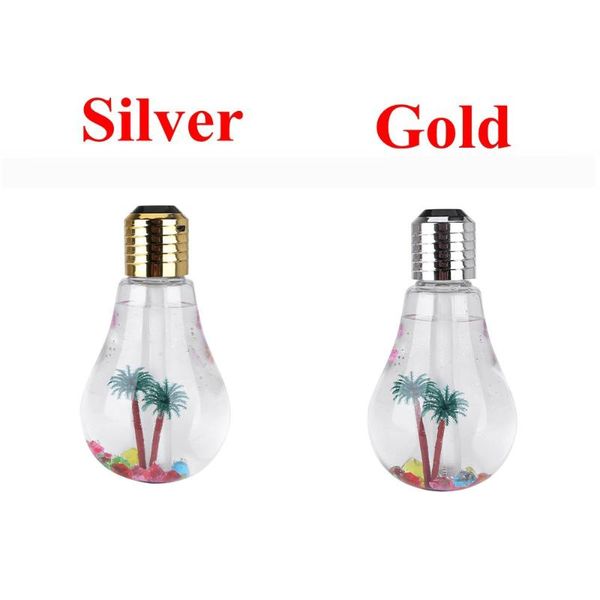 

creative bulb lamp humidifier home aroma led air diffuser purifier atomizer changing lights for office fragrance lamps