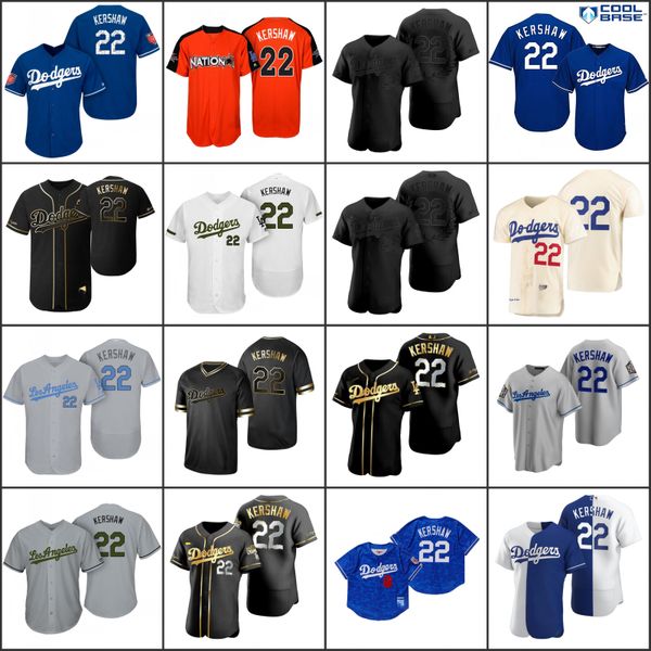 

los angeles dodgers men 22 clayton kershaw women youthjerseys, Black;red
