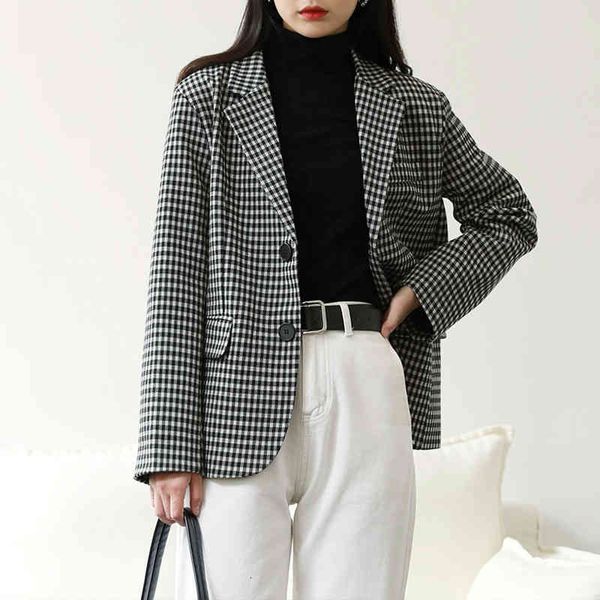 

women's sweaters casual elegant women's short blazer coat autumn spring long sleeve office ladies women suit hsyl, White;black