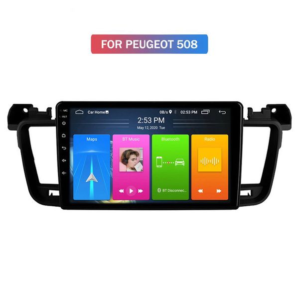 

car dvd player android with stereo for peugeot 508 bt swc gps navigation head unit