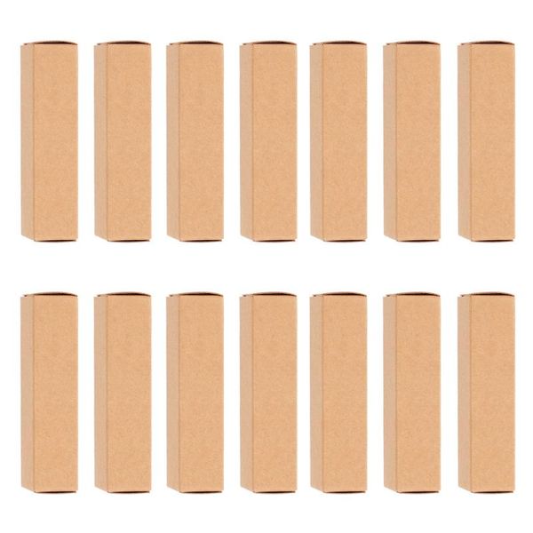 

50pcs kraft paper boxes small gifts packaging lipstick wrapping gift wrap