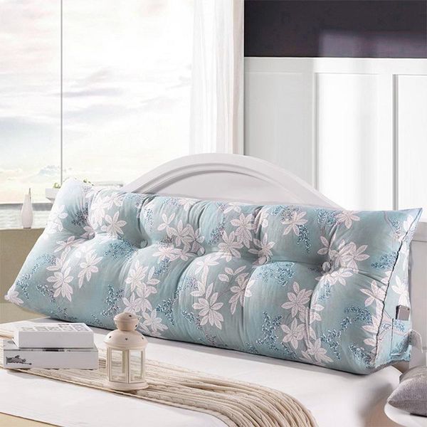 

cushion/decorative pillow triangular read pillows for bed soft back cushions printed bedside home reding cushion sofa