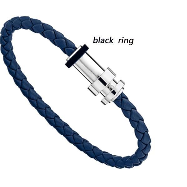 Braccialetti con ciondoli Bracciale di design Corda a mano di lusso La dimensione blu rossa classica può essere personalizzata