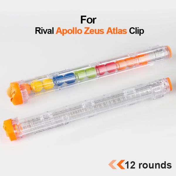 

12 gunscartridge bullet clip for nerf rival apollo xv-700 ball bullets for rival zeus apollo toy gun dart series