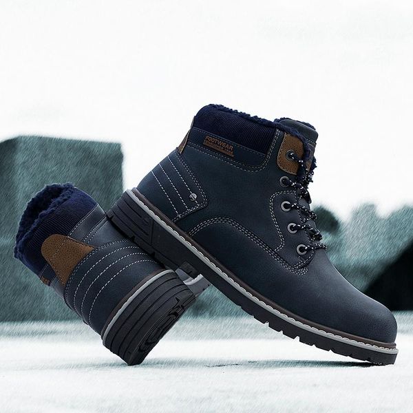 

boots men footwear sale casual leisure mens for loafers shoes male leather man flat fashion sneakers outdoor, Black