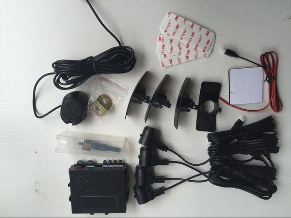 

car rear view cameras& parking sensors original auto oem buzzer sensor 12v flat to bumper alarm parktroc 4 system black
