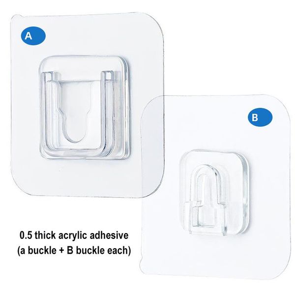 

socket fixation traceless storage hook punch-wall-mount cable organizer holder self-adhesive plug hooks & rails