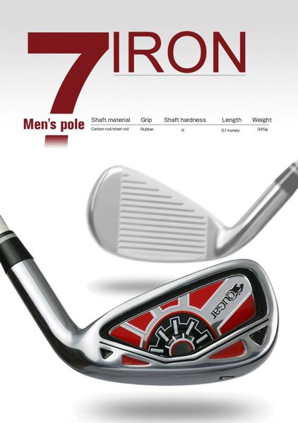 

complete set of clubs style no. 7 iron single carbon/steel shaft practice rod men's/women's right-handed golf club beginners produ