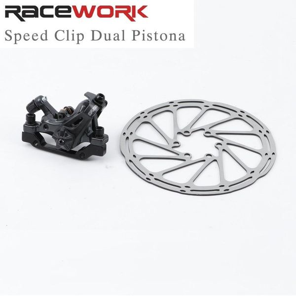 

bike brakes bicycle disc brake caliper dual piston mechanical mtb two sides braking force with 160mm rotor