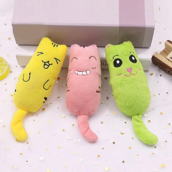 

cat toys pet lovely plush catnip toy durable pillow chewing teeth grinding kitten resistant to bite scratch supply