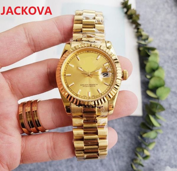 Relógios masculinos 40 mm Quartzo Aço Inoxidável Safira Relógios de pulso Super montre de luxo