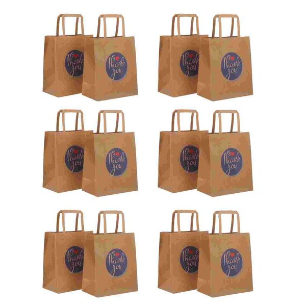 

gift wrap 12pcs exquisite bags creative pouches kraft paper package