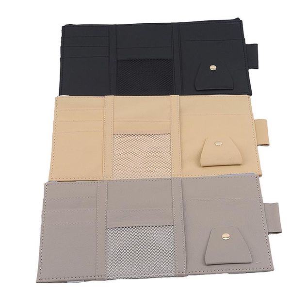 

car organizer multi function automobile sun visor pouch storage bag case hanging card holder universal interior accessories