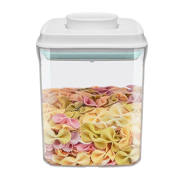 

2.5l 1.5l storage container transparent plastic sealed fresh-keeping box kitchen fruit snack jar large durable bottles & jars