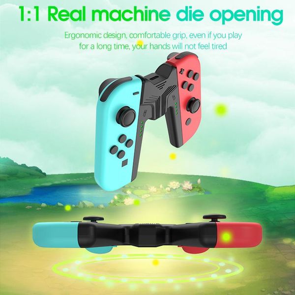 

game controllers & joysticks switch joycon controller charger dock grip handle stand station holder for ns support charging
