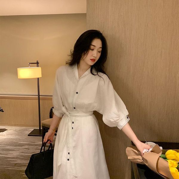 

women's jackets temperament summer denim shirt tapered small french white dress 2021 short sleeve, Black;brown